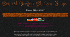 Desktop Screenshot of cochickencoops.com